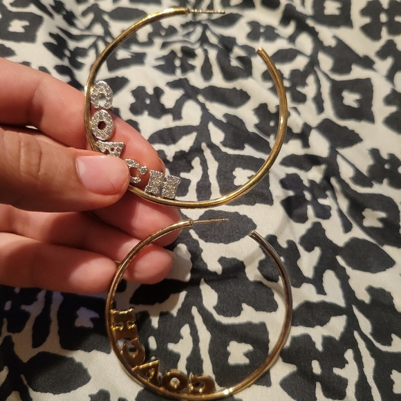 Coach Hoop Earrings - Picture 1 of 8